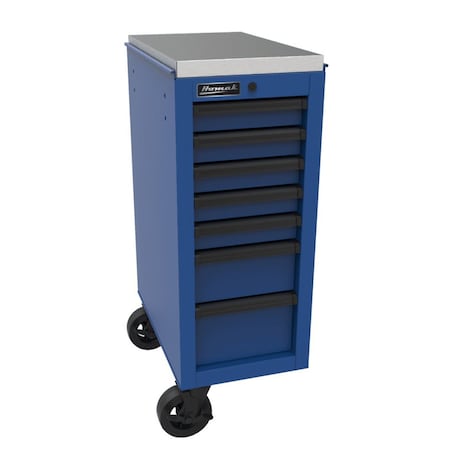 Homak 14 1/2in RS Pro 7-Drawer Side Cabinet - Blue BL08014070